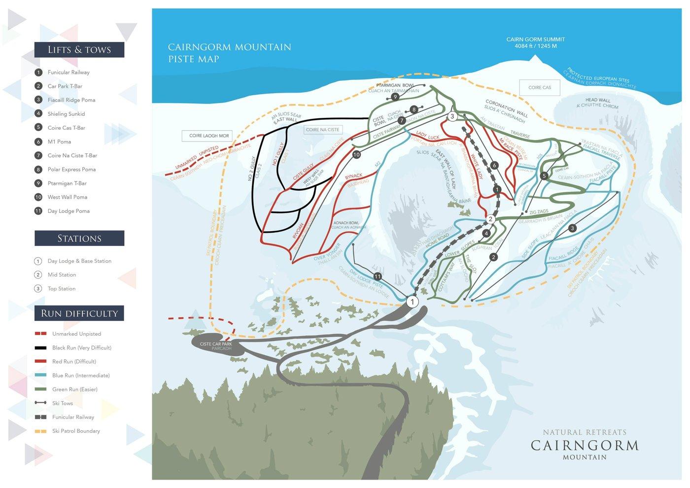 CairnGorm Mountain Trail Map