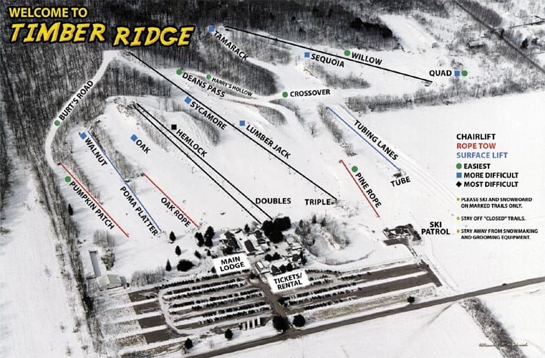 Timber Ridge Trail Map