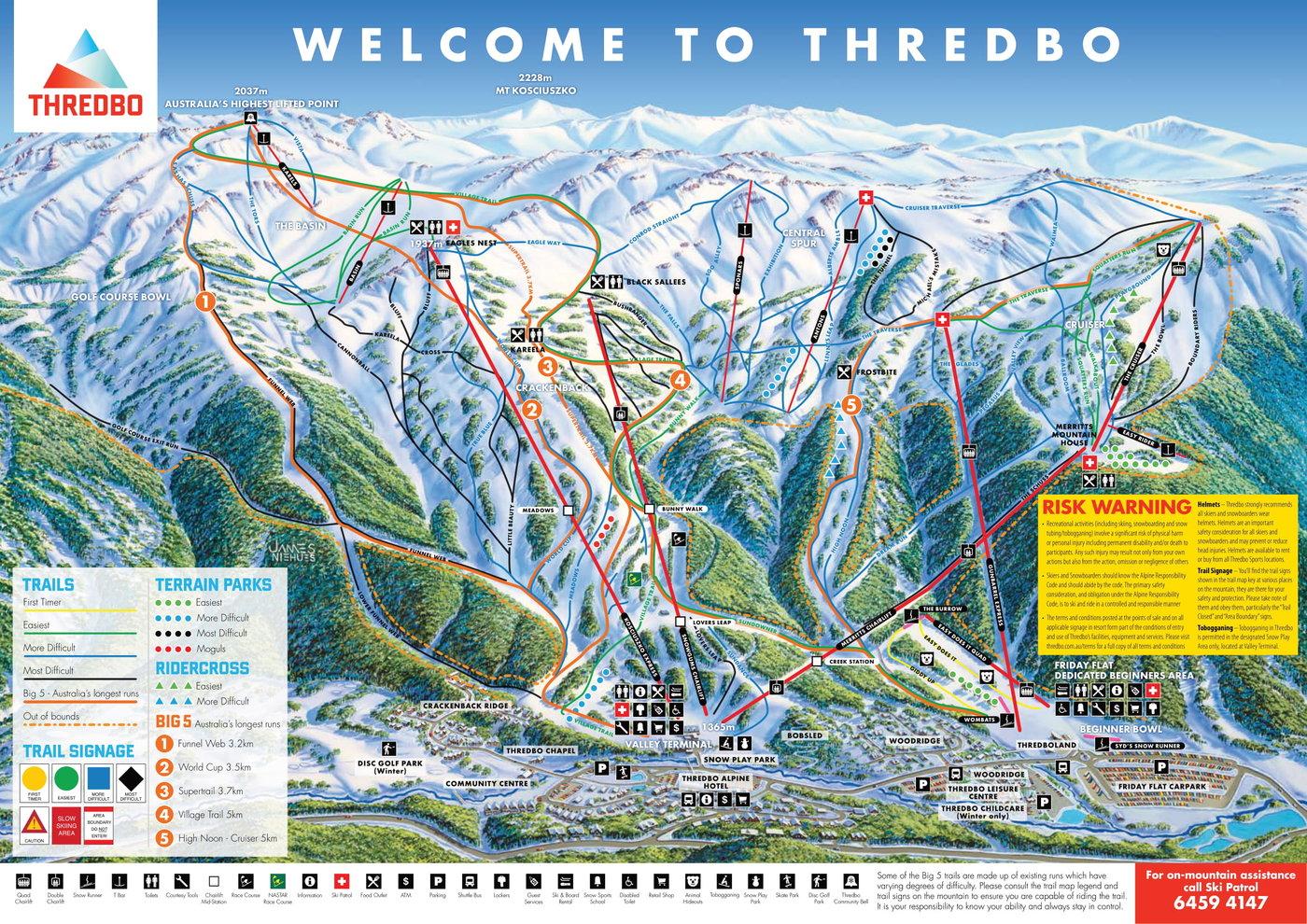Thredbo Trail Map