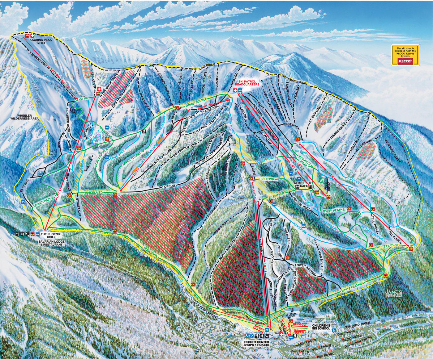 Taos Ski Valley Trail Map