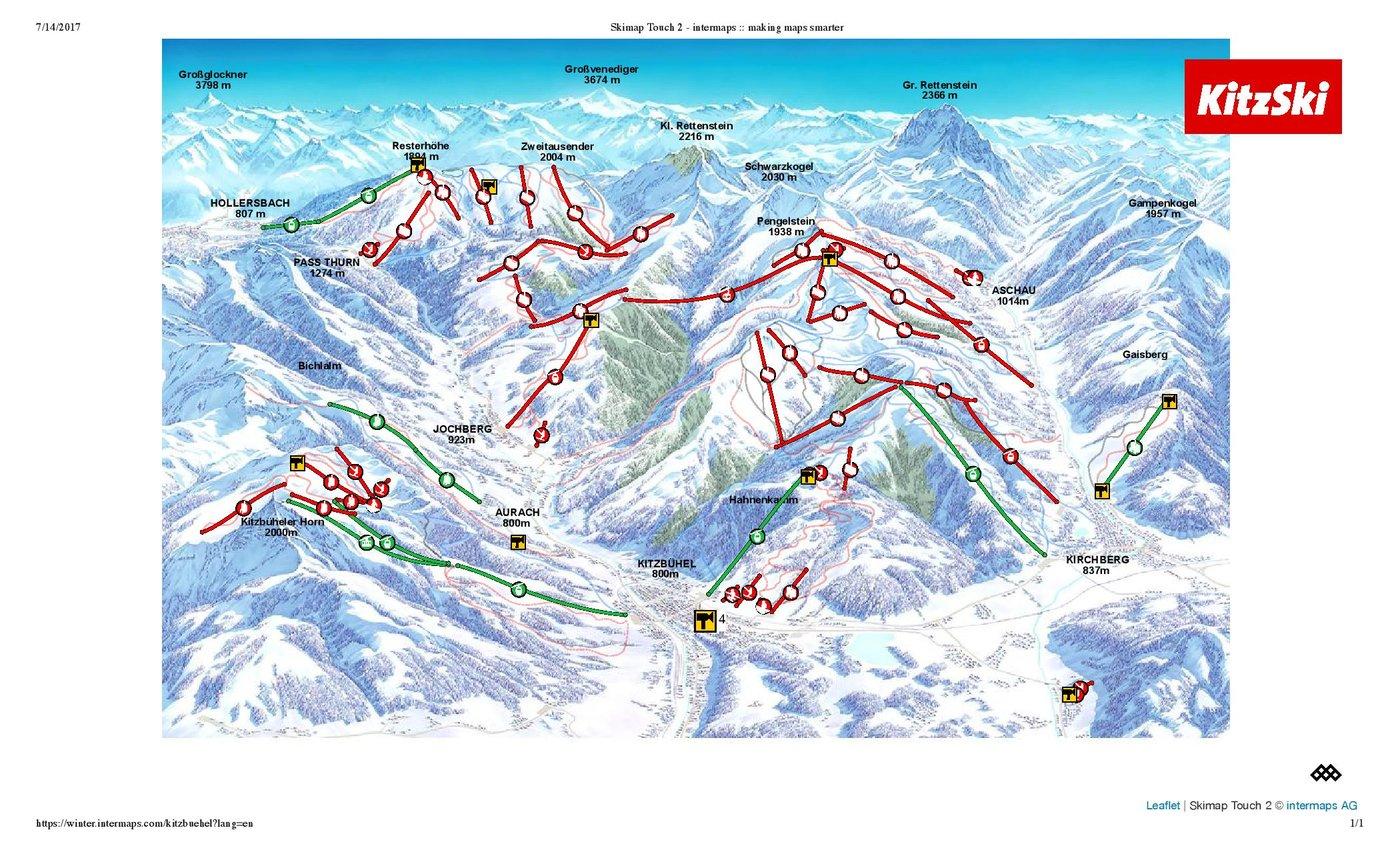 Kitzbühel Trail Map