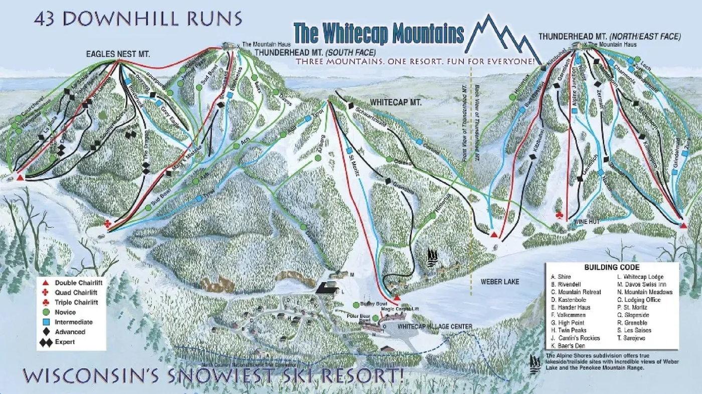 Whitecap Trail Map